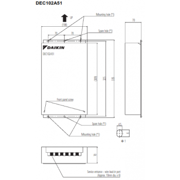 Daikin DEC102A51 цифровой вход/выход