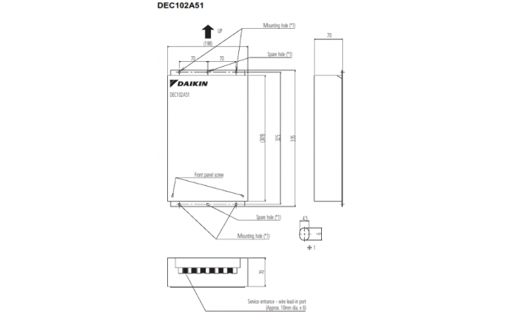 Daikin DEC102A51 цифровой вход/выход